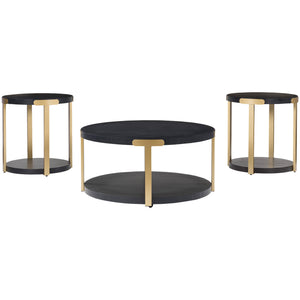 Shylore Black Set of 3 Tables QK1107484