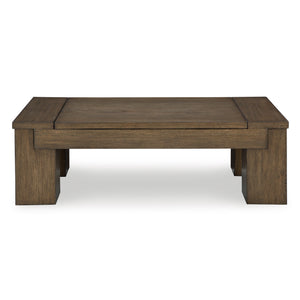 Rosswain Warm Brown Lift Top Coffee Table QK1107485