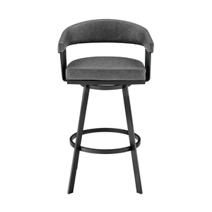 Chelsea Vintage Gray Swivel Counter Stool QK1107868