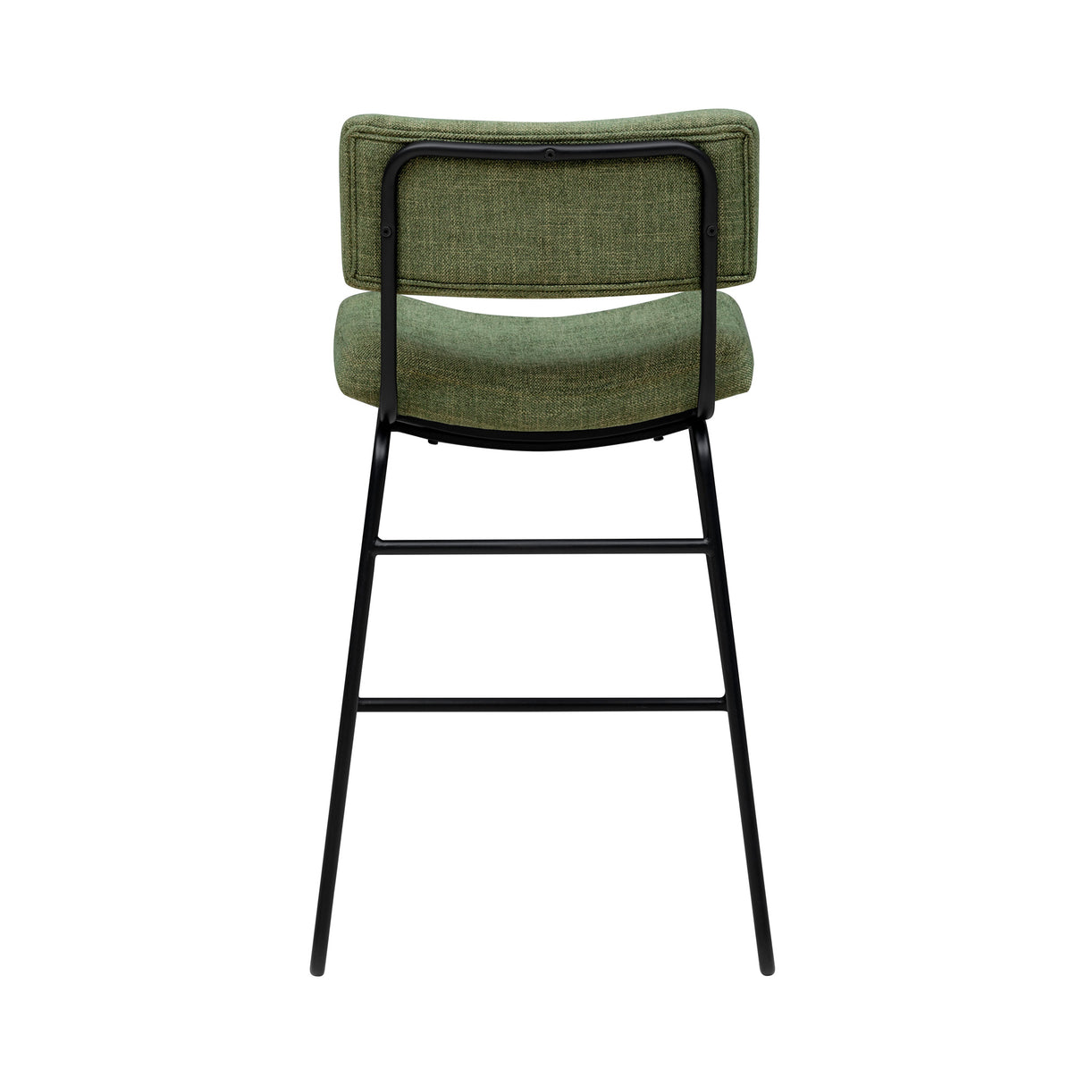 Back view of Malory Avocado Counter Stool