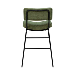 Back view of Malory Avocado Counter Stool