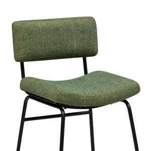 Detail view of Malory Avocado Counter Stool