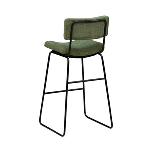Back right view of Malory Avocado Bar Stool