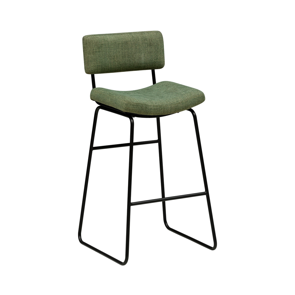 Front right view of Malory Avocado Bar Stool