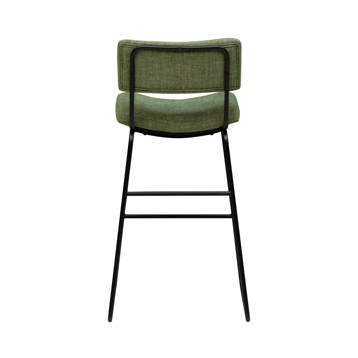 Back view of Malory Avocado Bar Stool