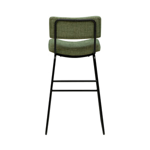 Back view of Malory Avocado Bar Stool