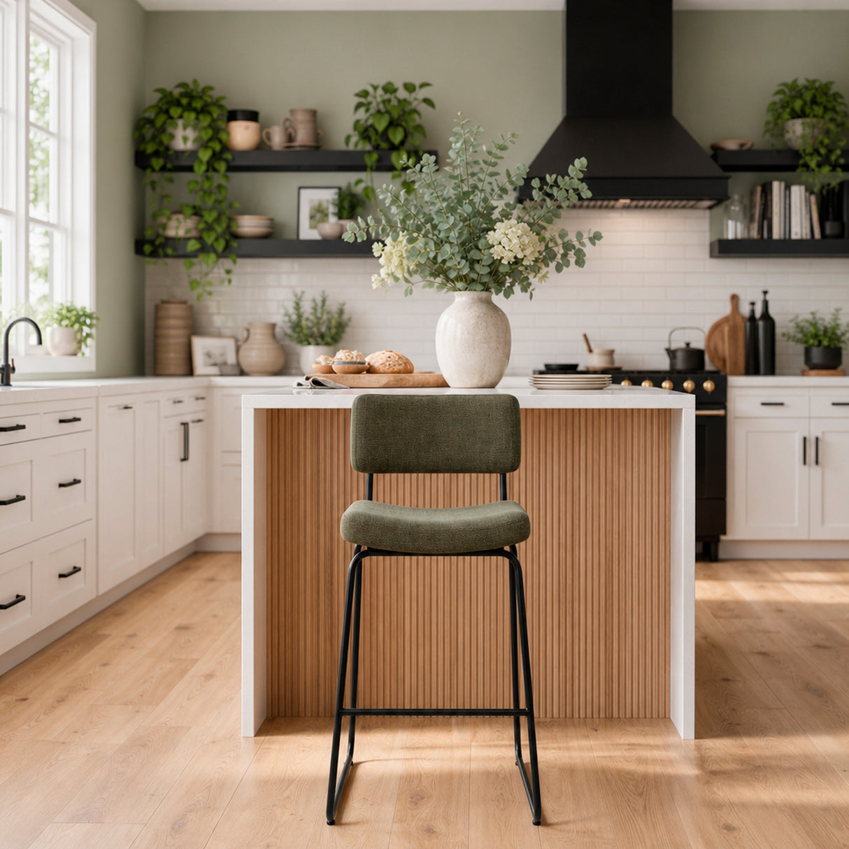 Room setting 2 featuring Malory Avocado Bar Stool