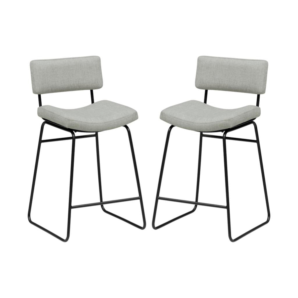 Malory Frosted Flint Counter Stool
