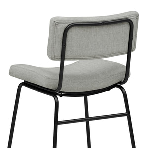 Top view of Malory Frosted Flint Counter Stool