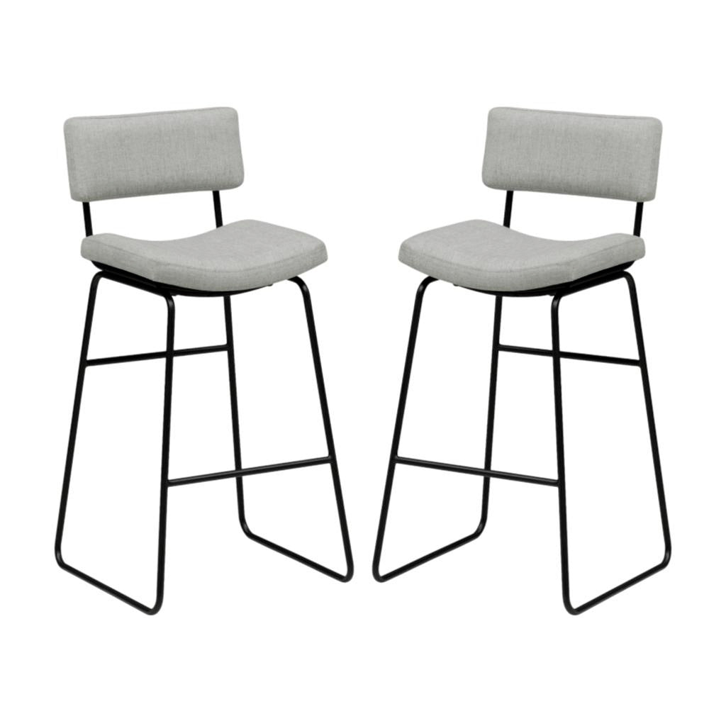 Malory Frosted Flint Bar Stool