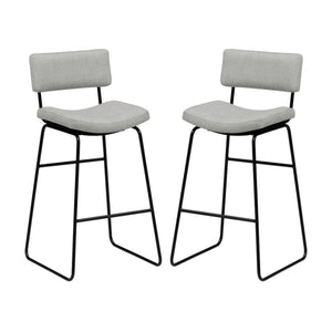 Malory Frosted Flint Bar Stool