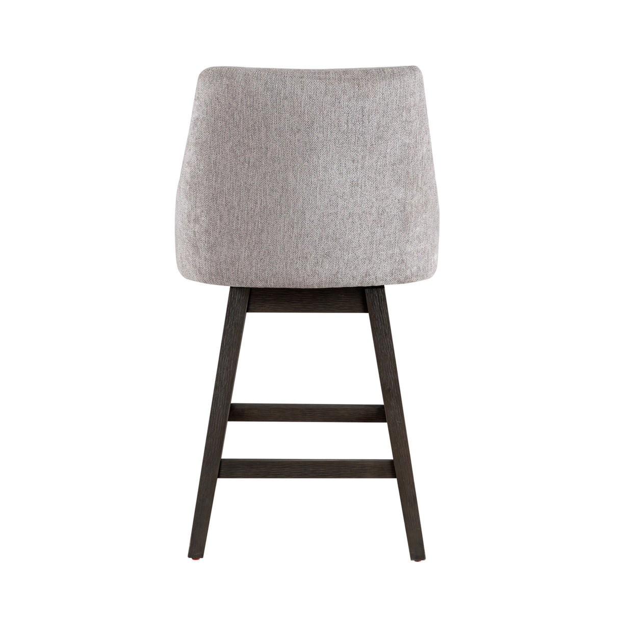 Back view of Branson Gray Swivel Counter Stool