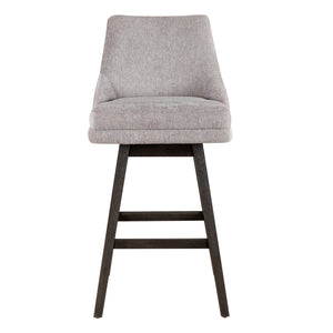 Branson Gray Swivel Bar Stool QK1107875