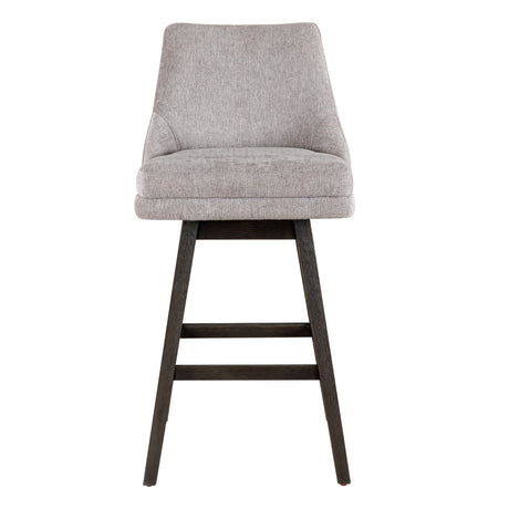 Branson Gray Swivel Bar Stool QK1107875