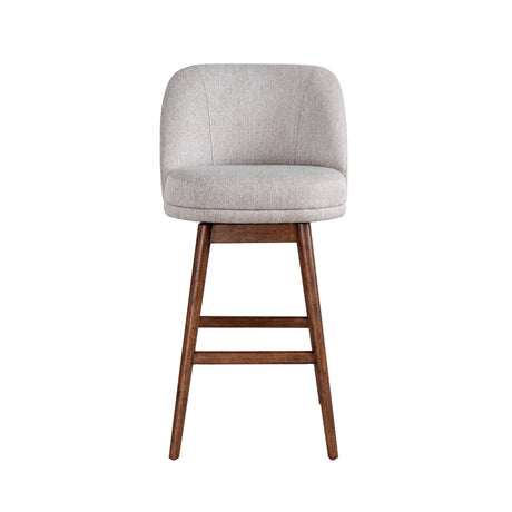Sadie Taupe Swivel Bar Stool QK1107879