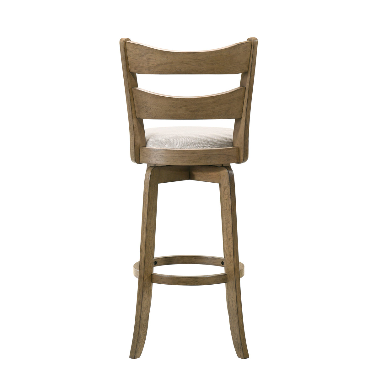 Back view of Blair Wheat Swivel Counter Stool