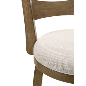 Detail view of Blair Wheat Swivel Counter Stool