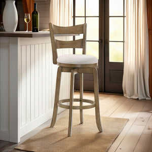 A room setting featuring Blair Whear Swivel Bar Stool