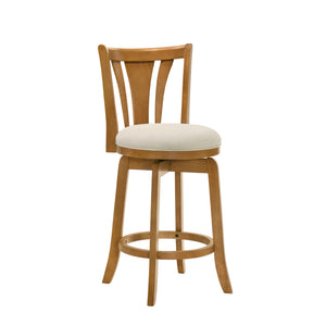 Front right view of Elle Dune Swivel Bar Stool