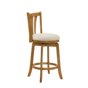 Side view of Elle Dune Swivel Bar Stool