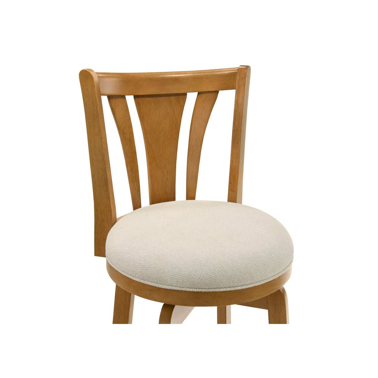 Top view of Elle Dune Swivel Bar Stool