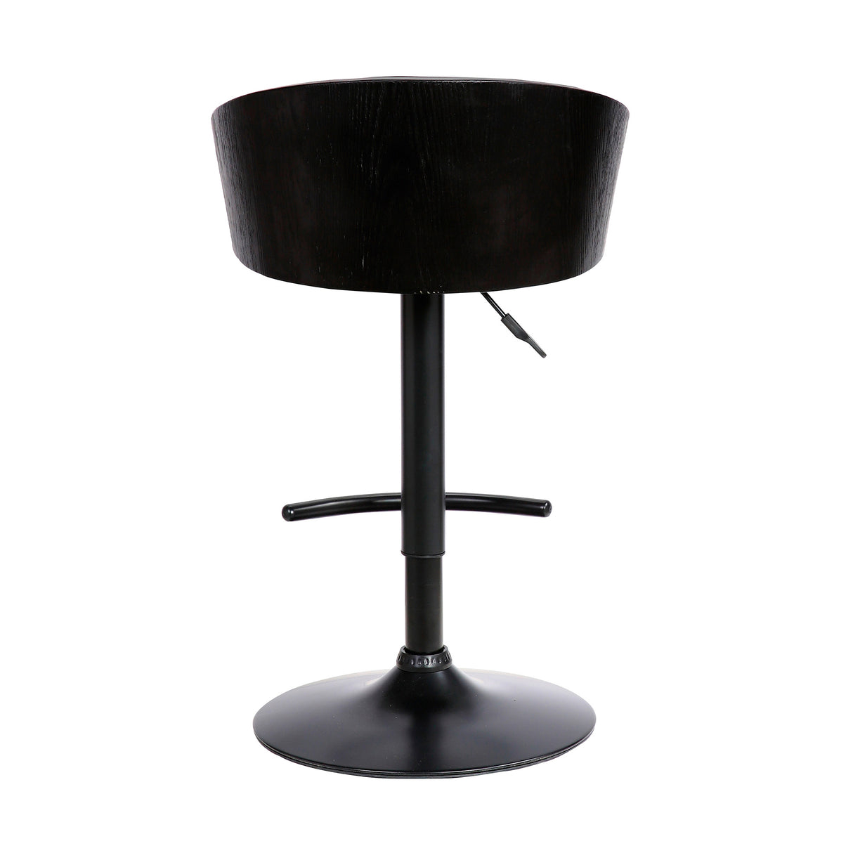 Back view of Montego Black Adjustable Bar Stool