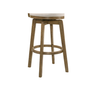Bottom view of Isla Wheat Swivel Bar Stool