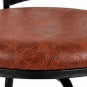 Swatch for the Hurley Rustic Brown Swivel Counter Stool