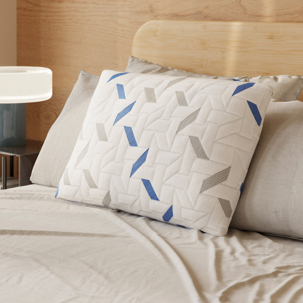 A room setting featuring Nectar Classic Queen Pillow