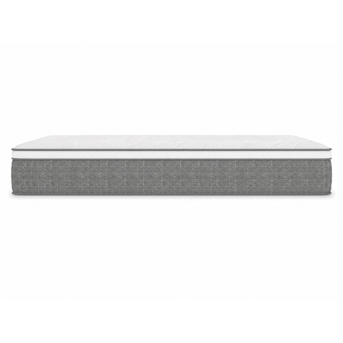 Side view of Luna Apex Plus 12 Inch Hybrid King Mattress