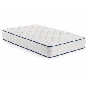 Side view of Luna Shift Plus 8 Inch Hybrid Twin Mattress