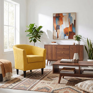 A room setting featuring Chloe Marigold Accent Chair