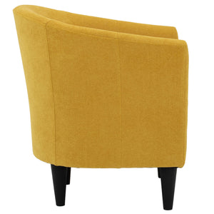 Side view of Chloe Marigold Accent Chair