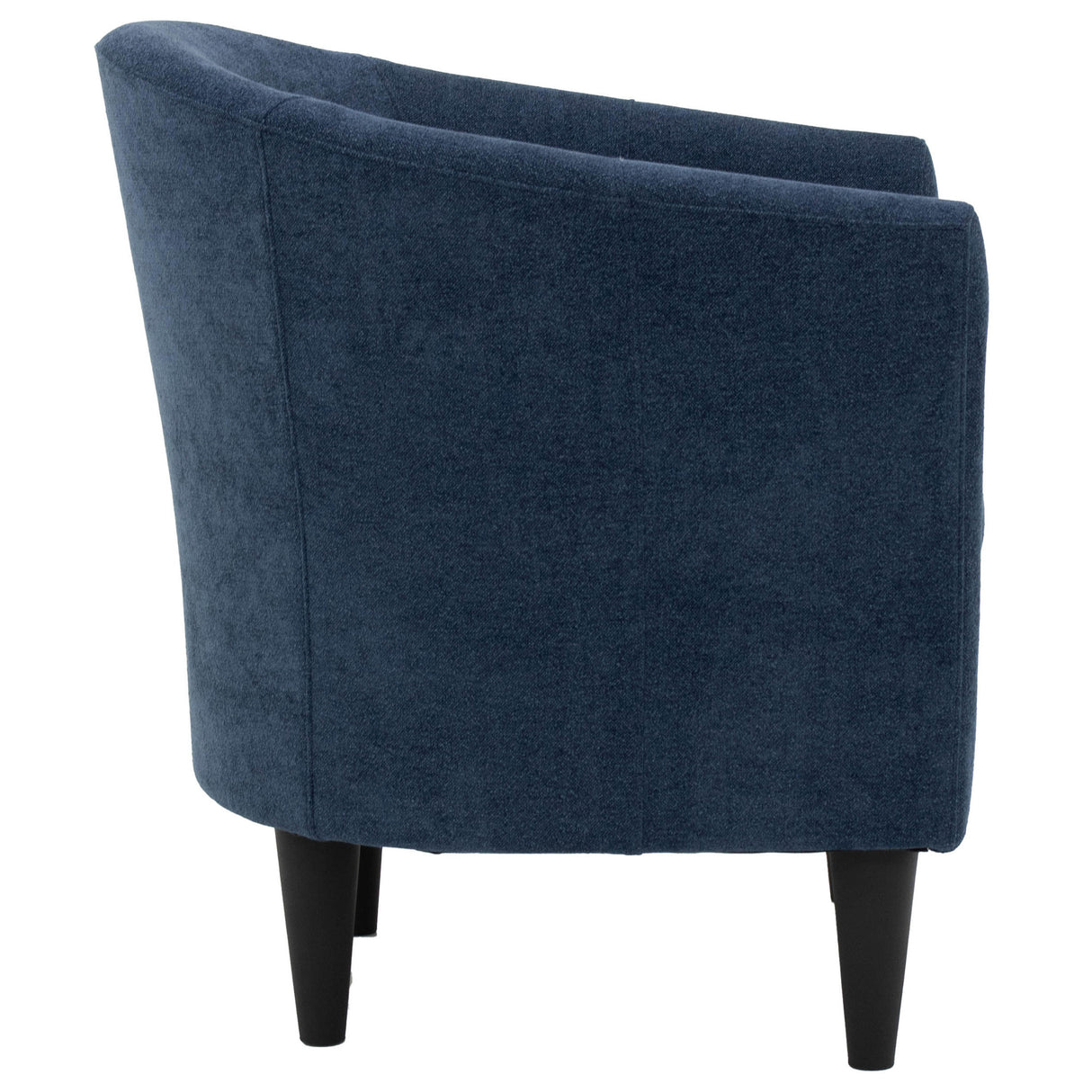 Side view of Chloe Indigo Accent Chair