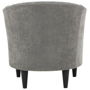 Back view of Chloe Slate Accent Chair
