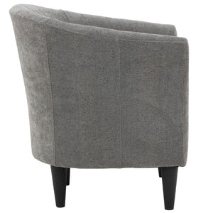 Side view of Chloe Slate Accent Chair