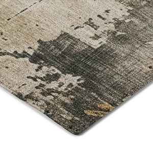 Front right view of Kochi KC14 Putty 9x13 Rug
