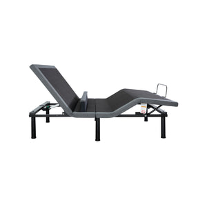 Side view of Flexx Premium Charcoal Twin XL Adjustable Base