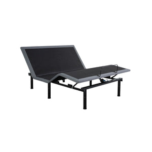 Front right view of Flexx Pro Charcoal King Adjustable Base
