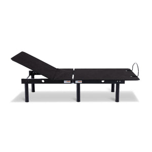 Side view of Pro-Motion Black Twin XL Adjustable Base