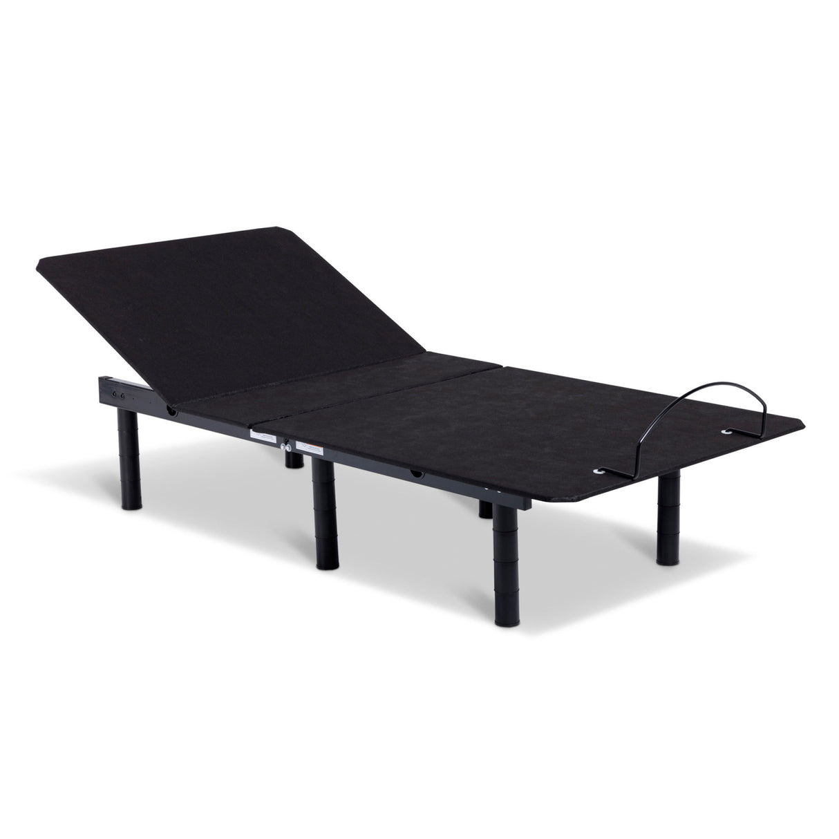 Front right view of Pro-Motion Black Twin Adjustable Base
