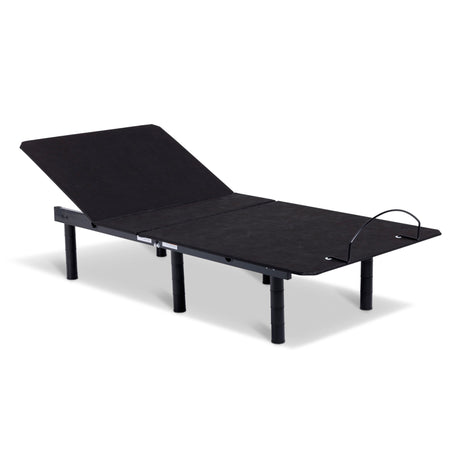 Front right view of Pro-Motion Black Twin Adjustable Base