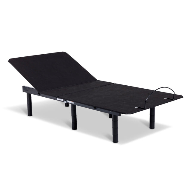 Front right view of Pro-Motion Black Twin Adjustable Base