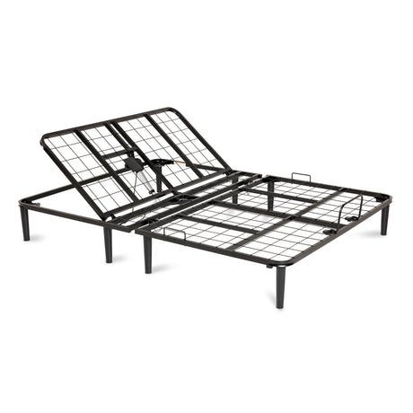 Front right view of Basic Motion Black Queen Adjustable Base