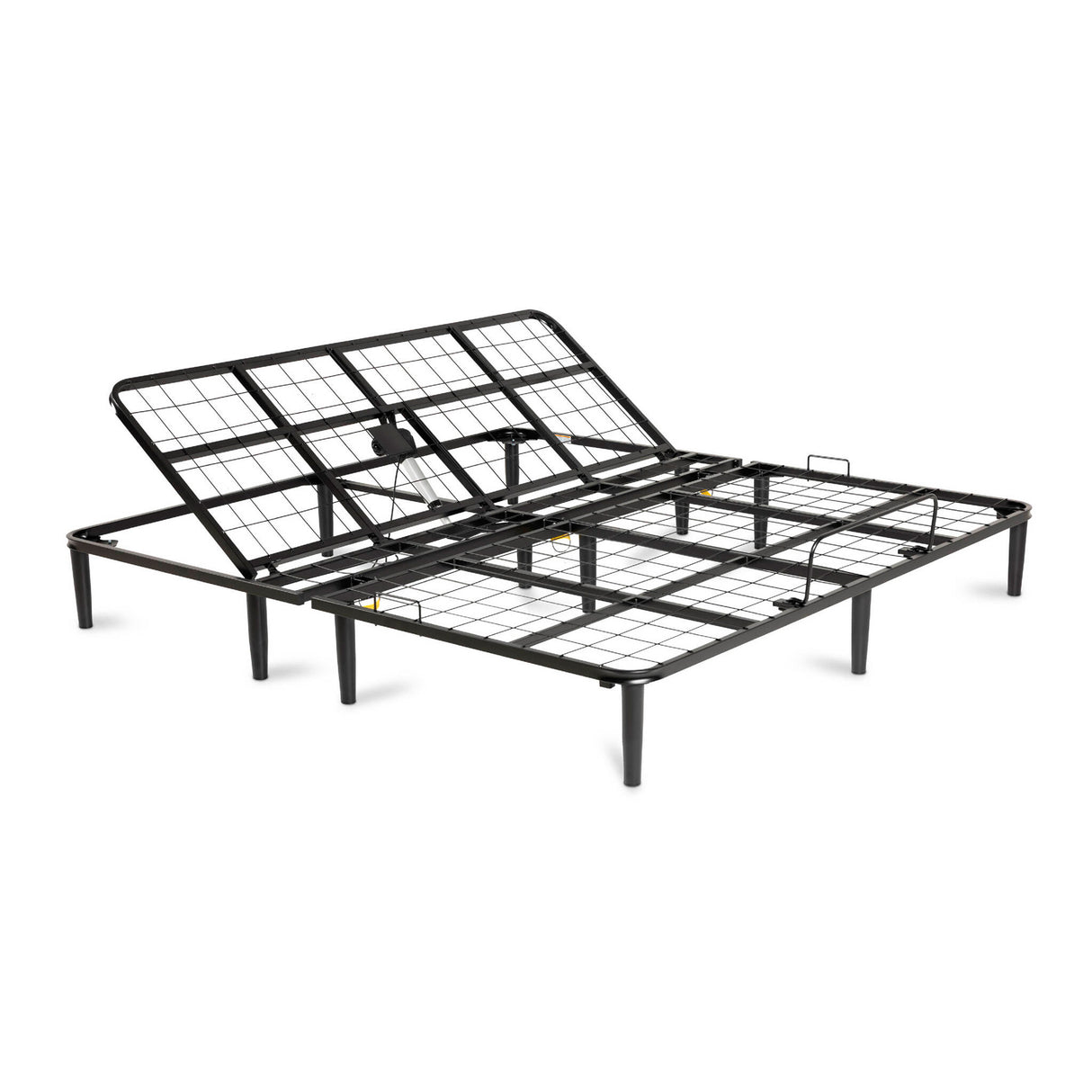 Front right view of Basic Motion Black King Adjustable Base