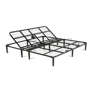 Front right view of Basic Motion Black King Adjustable Base