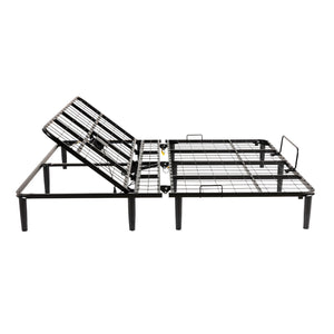 Side view of Basic Motion Black King Adjustable Base