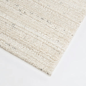Front right view of Barrell Charcoal 5x8 Abstract Rug