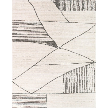 Barrell Charcoal 5x8 Abstract Rug QK1108317