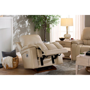 Room setting 3 featuring Ice Greyson Leather Tri-Power Rocker Recliner